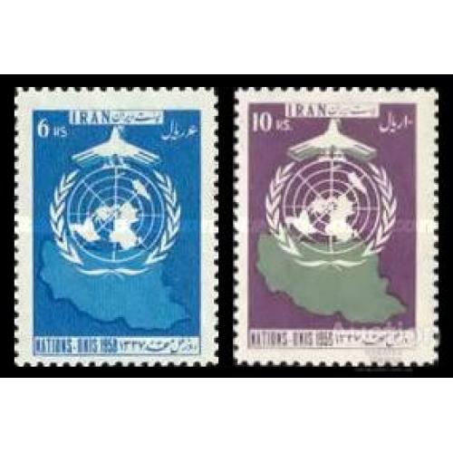 Иран 1958 День ООН ** о