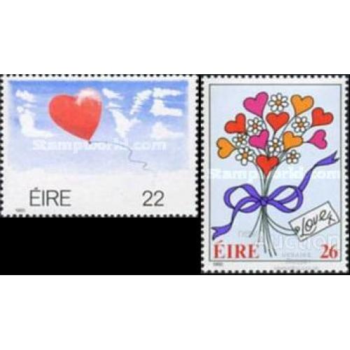 Ирландия 1985 День Св. Валентина цветы флора фауна птицы ** о