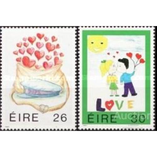 Ирландия 1991 День св. Валентина рисунки дети ** о
