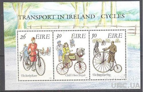 Ирландия 1991 транспорт велосипеды кони игрушки костюмы ** о