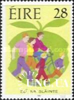 Ирландия 1992 День здоровья семья медицина велосипед яблоко фрукты флора ** о