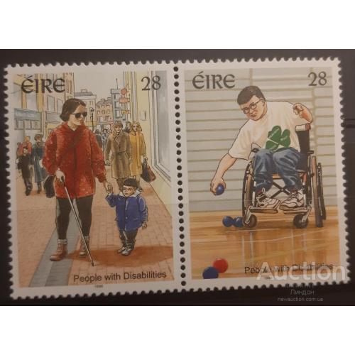 Ирландия 1996 помощь инвалидам медицина сцепка ** о