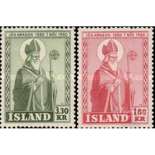 Исландия 1950 епископ Дж. Арасон религия люди ** м