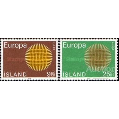 Исландия 1970 Европа Септ ** о