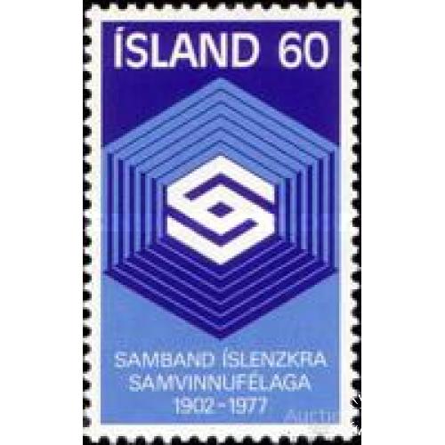 Исландия 1977 Кооперативы торговля производство ** о