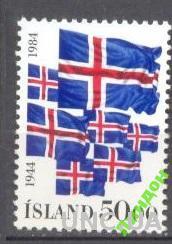 Исландия 1984 флаг **