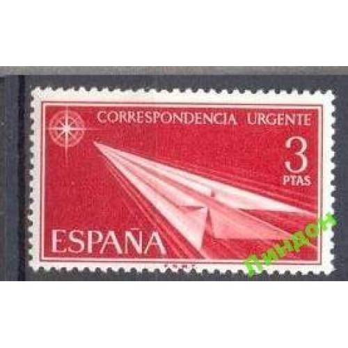 Испания 1965 авиапочта авиация самолет ** м