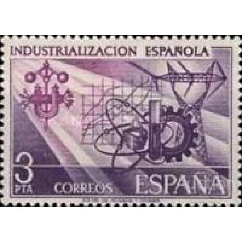 Испания 1975 индустриализация ЛЭП энергия ** о