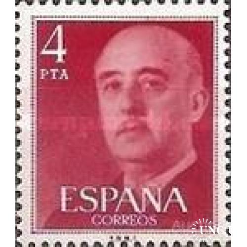 Испания 1975 стандарт Франко диктатор политик люди 4 ** о