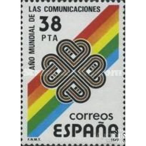 Испания 1983 ООН Год Коммуникаций связь ** о