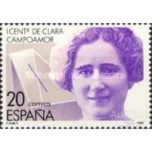 Испания 1988 Клара Кампоамор политик феминистка права женщин люди ** о