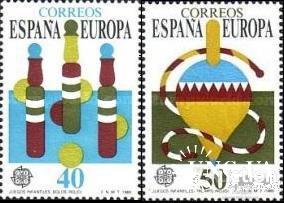 Испания 1989 Европа-Септ детские игры игрушки **