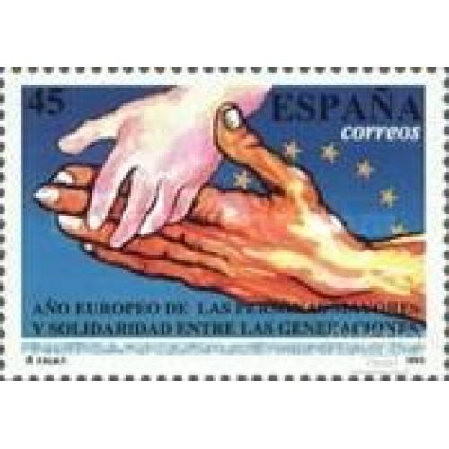 Испания 1993 ООН Международный год пожилых людей ** о
