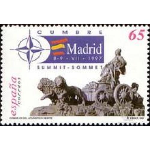 Испания 1997 НАТО армия скульптура карета львы фауна ** о