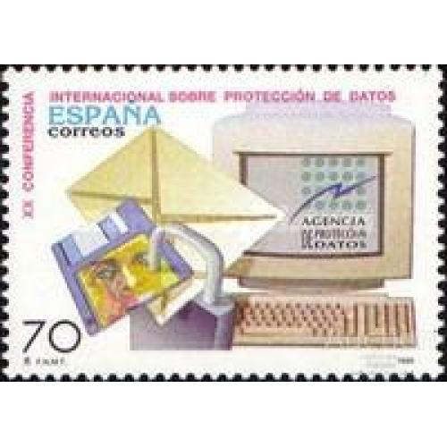 Испания 1998 связь почта ПК ** о