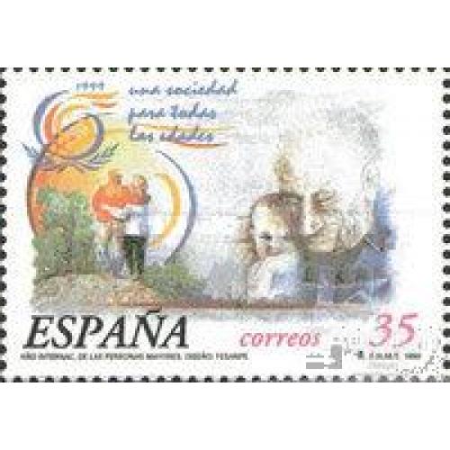 Испания 1999 ООН Год пожилых людей ** о