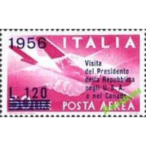 Италия 1955 визит в США авиация самолет ** о