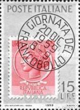 Италия 1959 Неделя письма марка на марке ** м