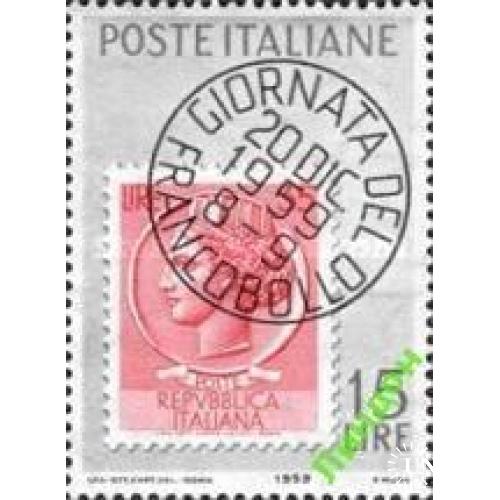 Италия 1959 неделя письма марка на марке ** о