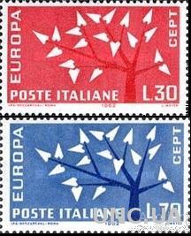Италия 1962 Европа Септ деревья ** м