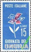 Италия 1963 неделя письма почта марка цветы ** о
