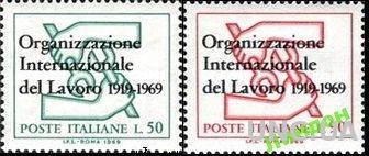 Италия 1969 МОТ международная орг-я труда ** о