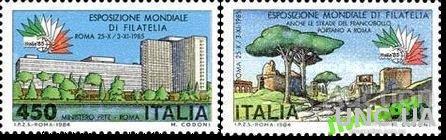 Италия 1984 филателия архитектура выставка ** о