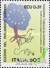 Италия 1989 выборы Европа парламент дерево ** о