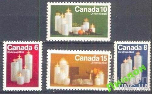 Канада 1972 Рождество свечи религия ** о