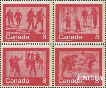 Канада 1974 олимпиада Монреаль 1976 спорт коньки лыжи керлинг кварт ** м