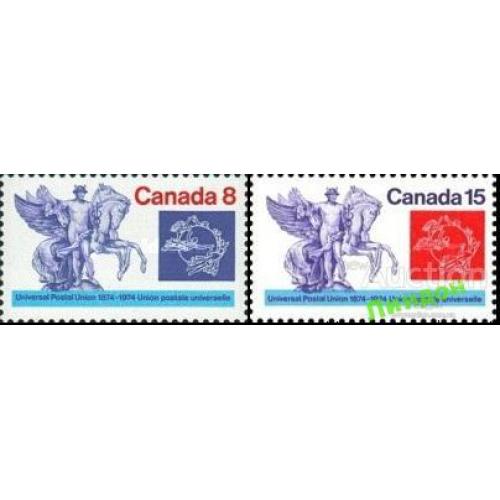 Канада 1974 ВПС почта связь мифы кони фауна ** о