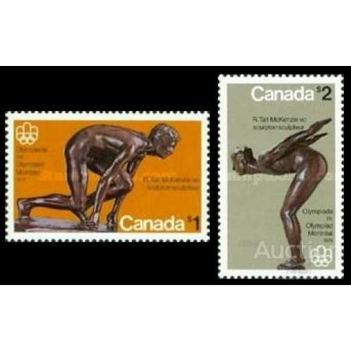 Канада 1975 спорт олимпиада л/а скульптура искусство ** о