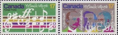 Канада 1980 музыка нац. песня О, Канада! люди сцепка ** есть лист о