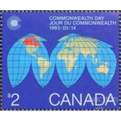 Канада 1983 День Содружества Великобритания карта ** о
