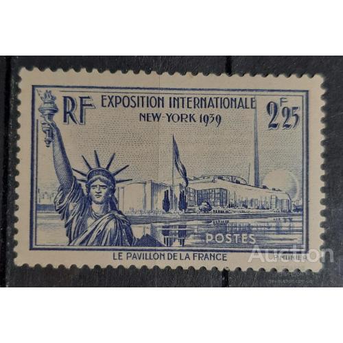 Колонии Франция 1939 Выставка в США Нью-Йорк архитектура Статуя Свободы факел маяк * о