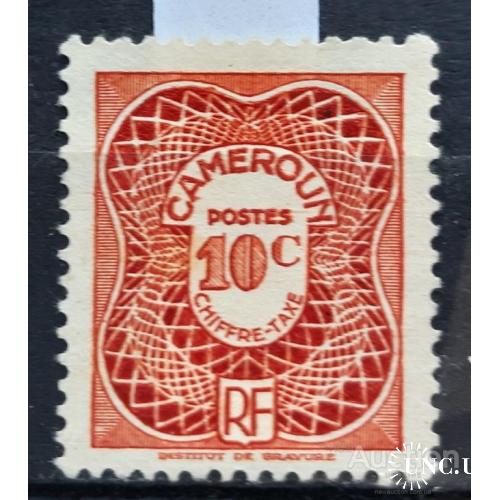 Колонии Камерун 1923 стандарт 10с * о