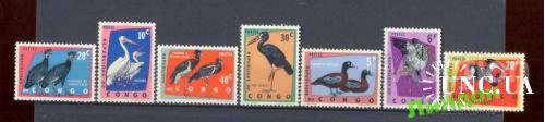 Конго 1963 фауна птицы 2 ** овб