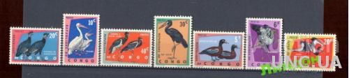 Конго 1963 фауна птицы 2 ** овб