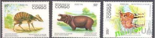 Конго 1984 фауна ** о