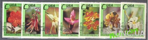 Куба 1973 цветы флора гаш