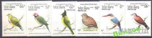 Лаос 1988 птицы фауна ** о