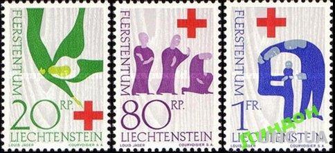 Лихтенштейн 1963 Красный Крест медицина ** о