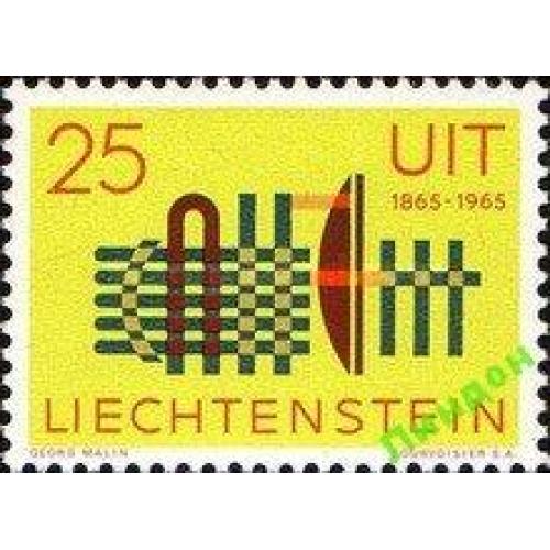 Лихтенштейн 1965 теле радио коммуникации ТВ ** о