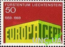 Лихтенштейн 1969 Европа Септ ** о