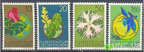 Лихтенштейн 1971 цветы флора ** о
