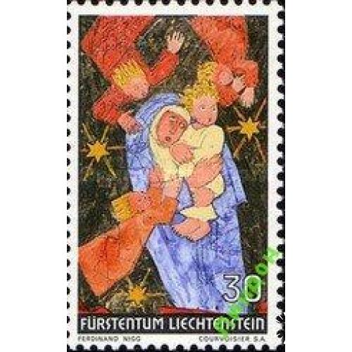 Лихтенштейн 1972 живопись религия Рождество ** о
