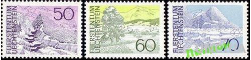 Лихтенштейн 1973 горы природа 2 ** о