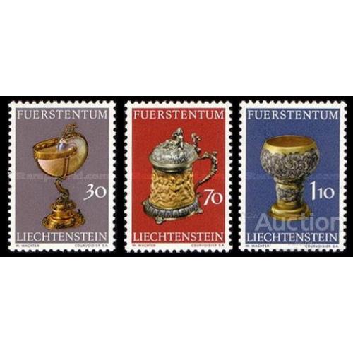 Лихтенштейн 1973 Сокровища королевской семьи ювелирное искусство золото камни посуда ** о