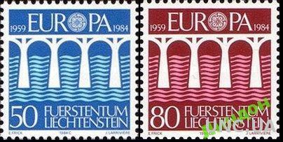 Лихтенштейн 1984 Европа Септ ** о