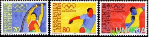 Лихтенштейн 1984 олимпиада спорт ** о